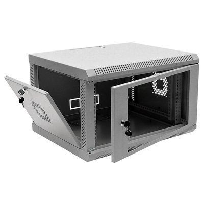 Серверный шкаф настенный 19&Prime; 6U UA-MGSWA635G (373х600х350 мм) серый 77783340 фото