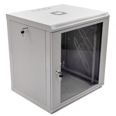 Серверный шкаф настенный 19&Prime; 12U UA-MGSWL125G (640х600х500 мм) серый 77783343 фото