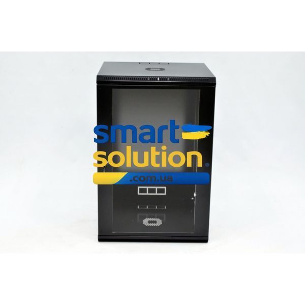 Серверна шафа настінна 19&Prime; 18U UA-MGSWL186B (907х600х600 мм) чорна 77783366 фото