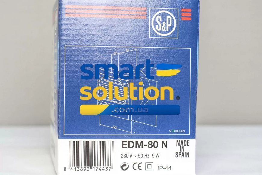 Витяжний вентилятор Soler&Palau EDM-80 N (5210035100) 999463 фото