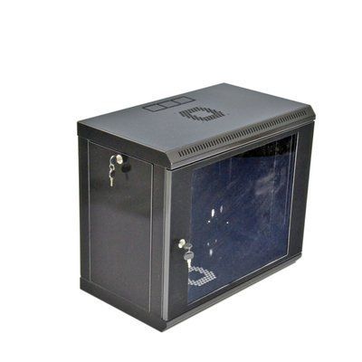 Серверный шкаф настенный 19&Prime; 9U UA-MGSWL935B (507х600х350 мм) черный 77783324 фото