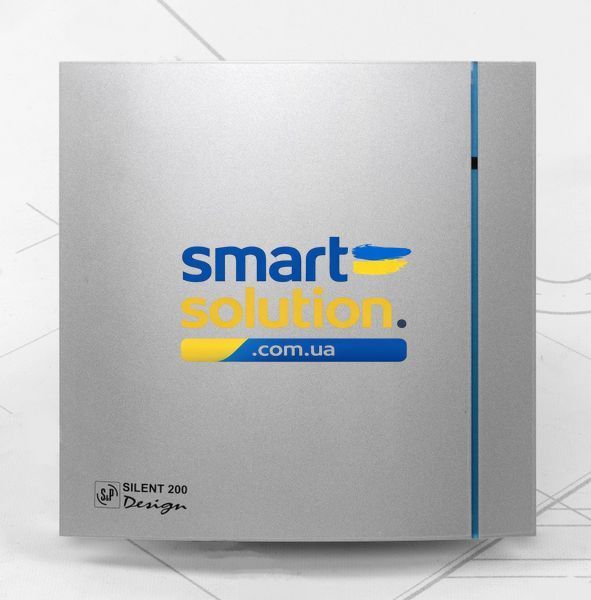 Витяжний вентилятор Soler&Palau Silent-100 CRZ Silver Design (5210602700) 999499 фото