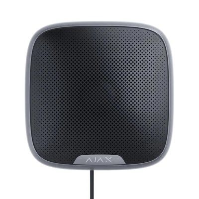 Проводная уличная сирена Ajax StreetSiren Fibra (black) 777429 фото