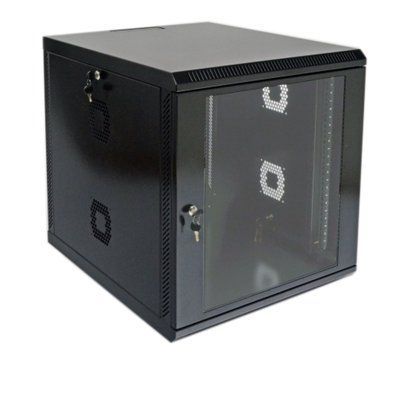 Серверный шкаф настенный 19&Prime; 12U UA-MGSWA127B (640х600х700 мм) черный 77783374 фото