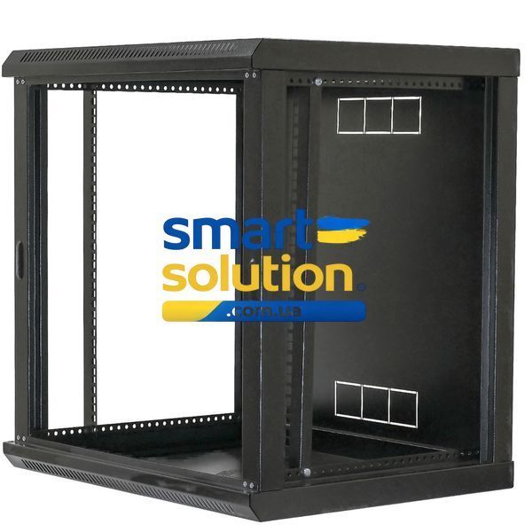 Серверный шкаф настенный 19&Prime; 15U UA-MGSW1L155B (773х600х500 мм) черный 77783347 фото
