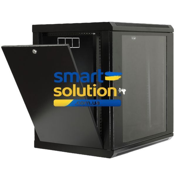 Серверный шкаф настенный 19&Prime; 15U UA-MGSW1L155B (773х600х500 мм) черный 77783347 фото