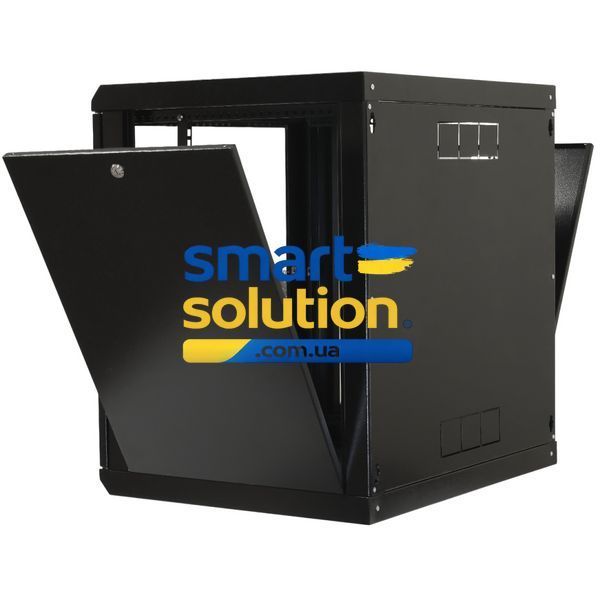 Серверный шкаф настенный 19&Prime; 12U UA-MGSW1L126B (640х600х600 мм) черный 77783348 фото