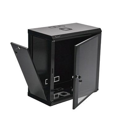 Серверный шкаф настенный 19&Prime; 12U UA-MGSWL1235B (640х600х350 мм) черный 77783336 фото