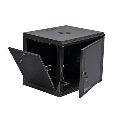Серверный шкаф настенный 19&Prime; 9U UA-MGSWL95B (507х600х500 мм) черный 77783331 фото