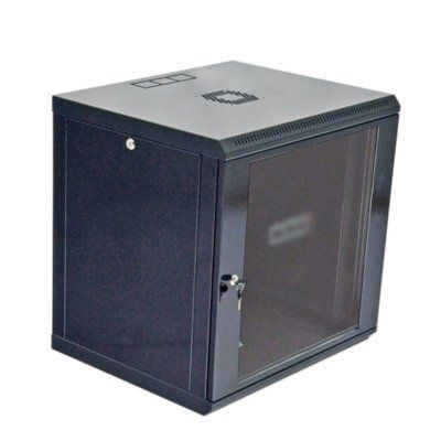 Серверный шкаф настенный 19&Prime; 12U UA-MGSWL126B (640х600х600 мм) черный 77783354 фото