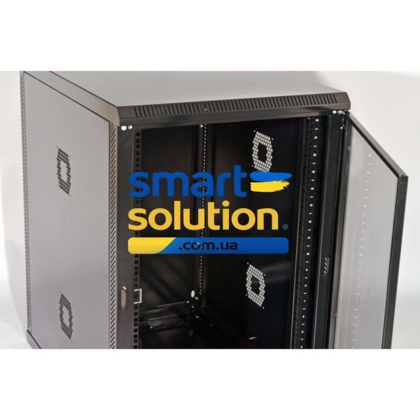 Серверный шкаф настенный 19&Prime; 18U UA-MGSWA188B (907х600х800 мм) черный 77783385 фото