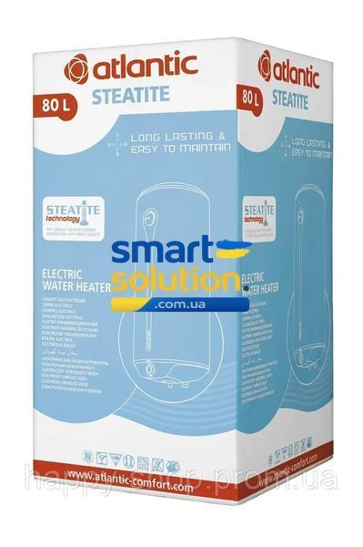 Бойлер електричний на 80 літрів Atlantic Steatite EGO VM 080 D400-1-BC 92748 фото