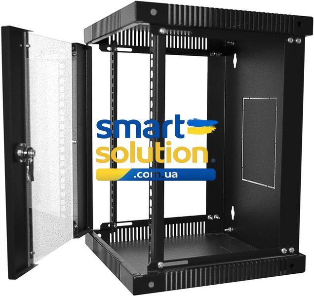 Серверный шкаф настенный 10&Prime; 6U UA-ШТК-6U-BK (335&times;320&times;300 мм) черная 77783311 фото