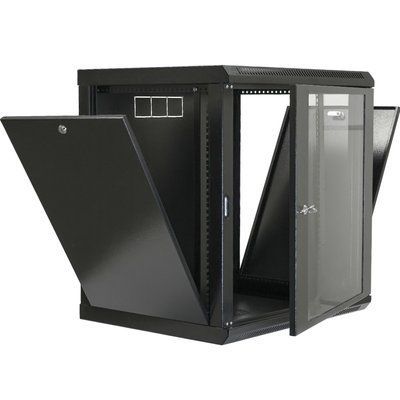 Серверный шкаф настенный 19&Prime; 12U UA-MGSW1L125B (640х600х500 мм) черный 77783339 фото