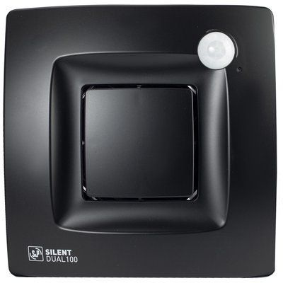 Вытяжной вентилятор Soler&Palau Silent Dual 100 Matt Black 999521 фото